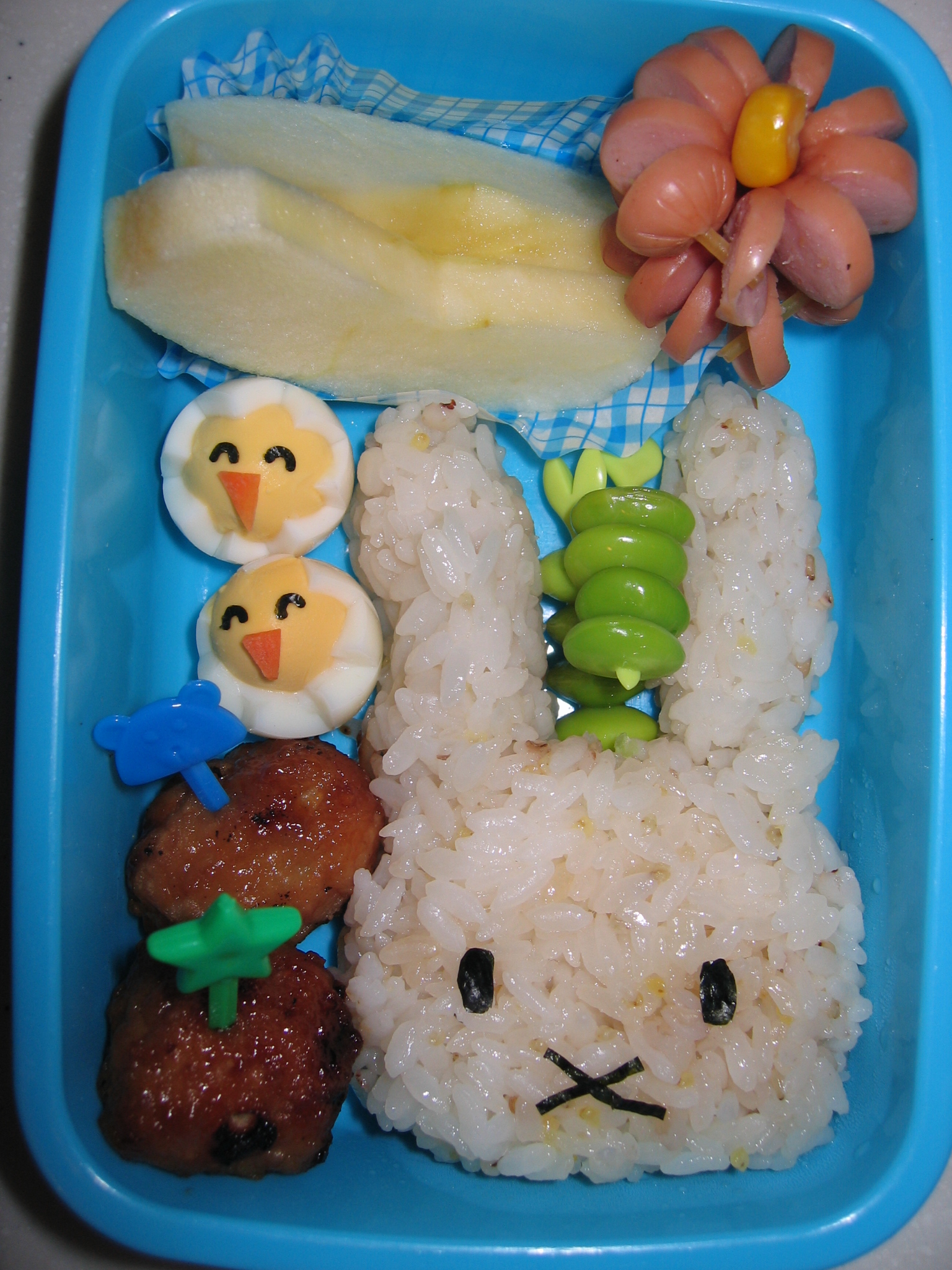 ミッフィー弁当 ミニーのキャラ弁日記