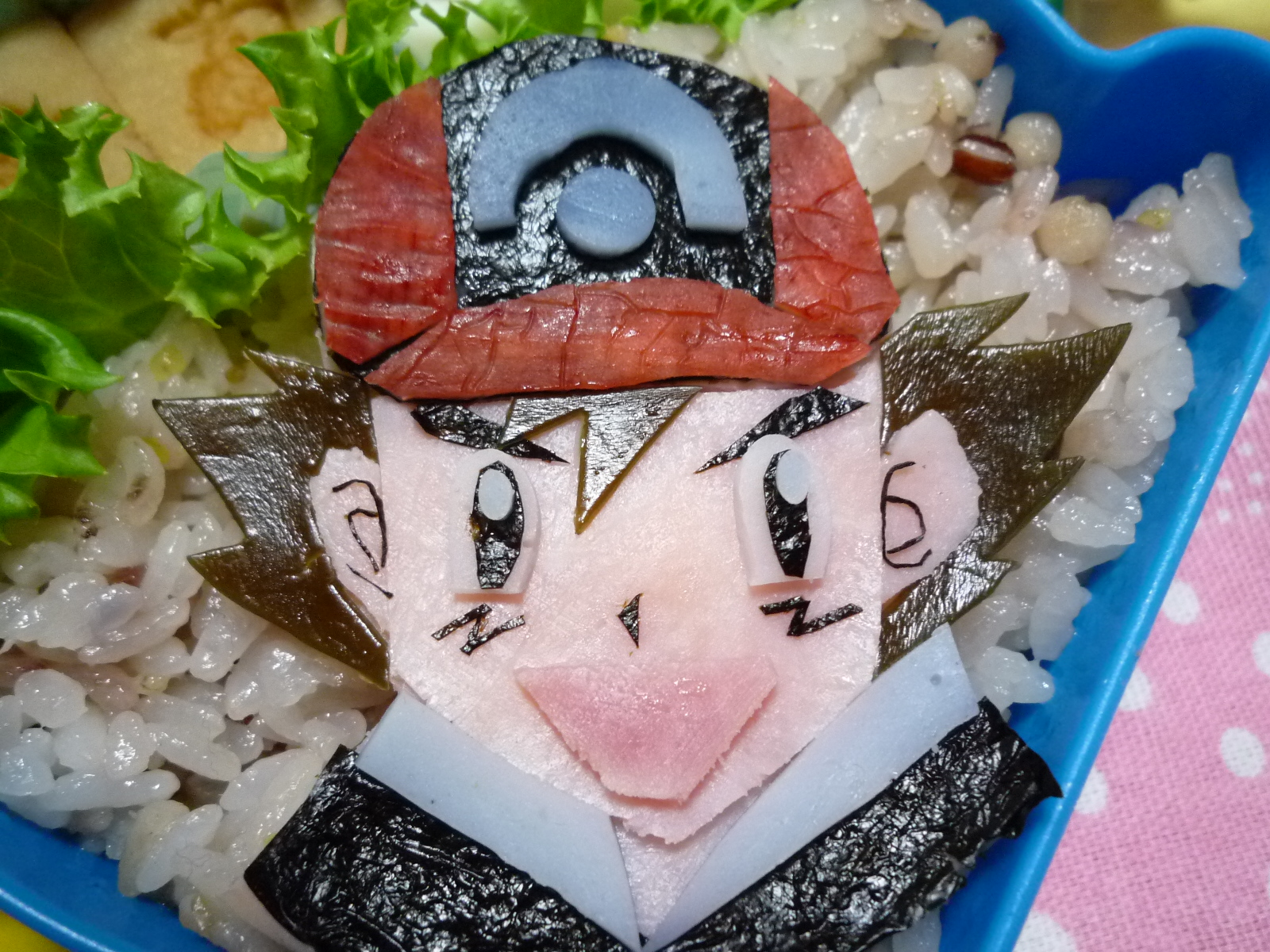 ポケモンからサトシ弁当 キャラ弁 ミニーのキャラ弁日記