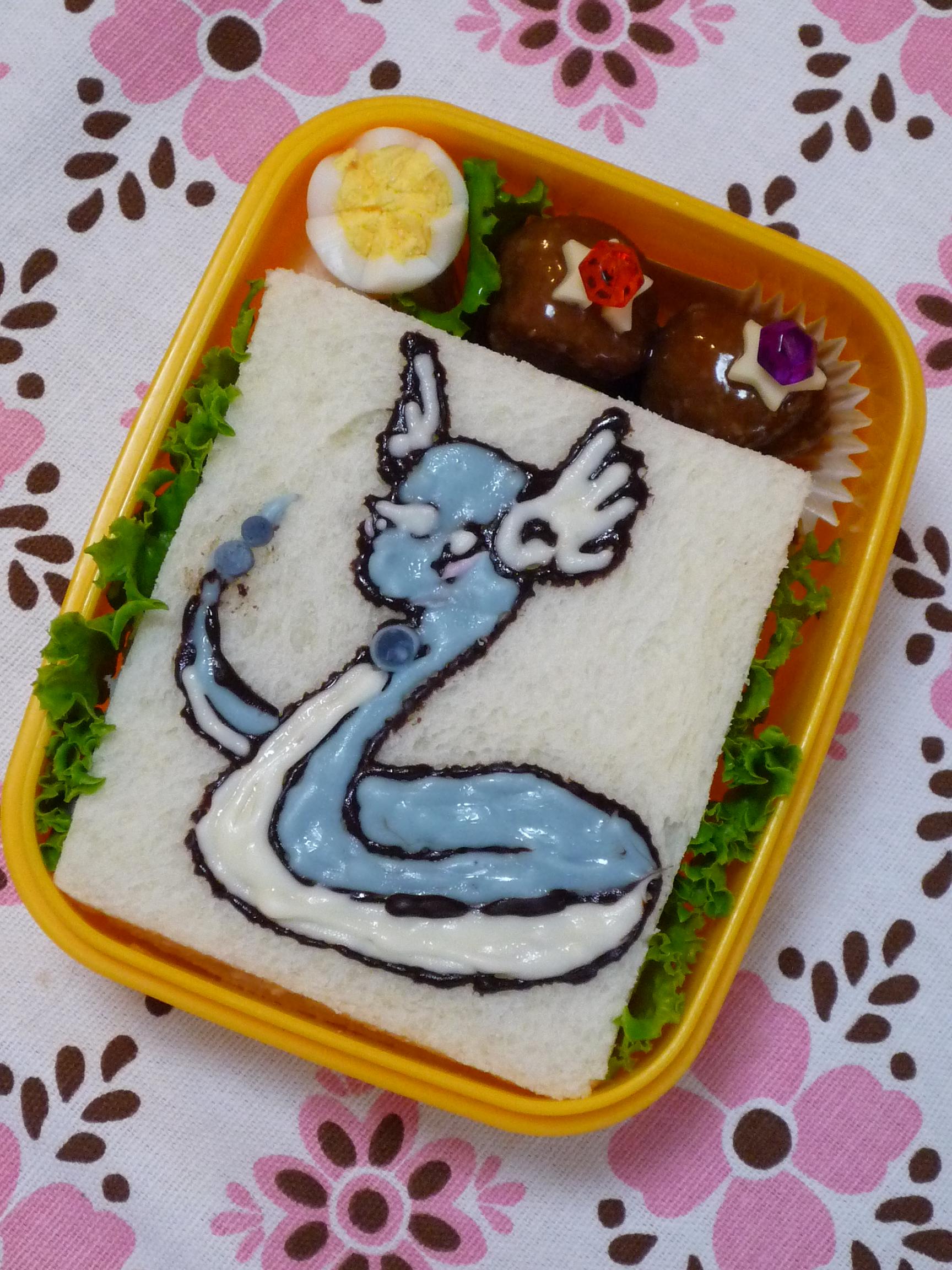 ポケモンからハクリューサンド キャラ弁 ミニーのキャラ弁日記