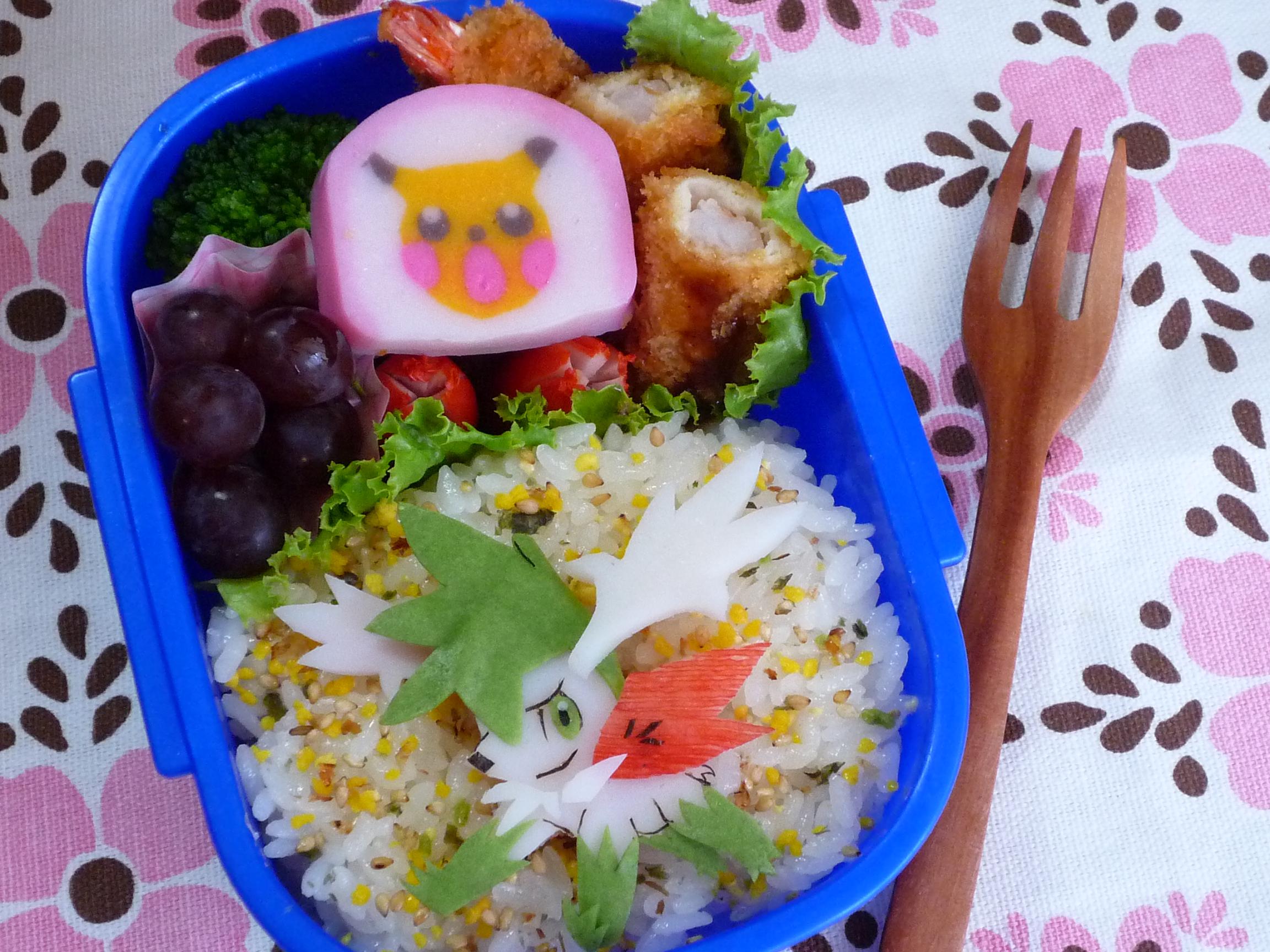 ポケモンからスカイフォルムシェイミ弁当 キャラ弁 Minnei S Diary