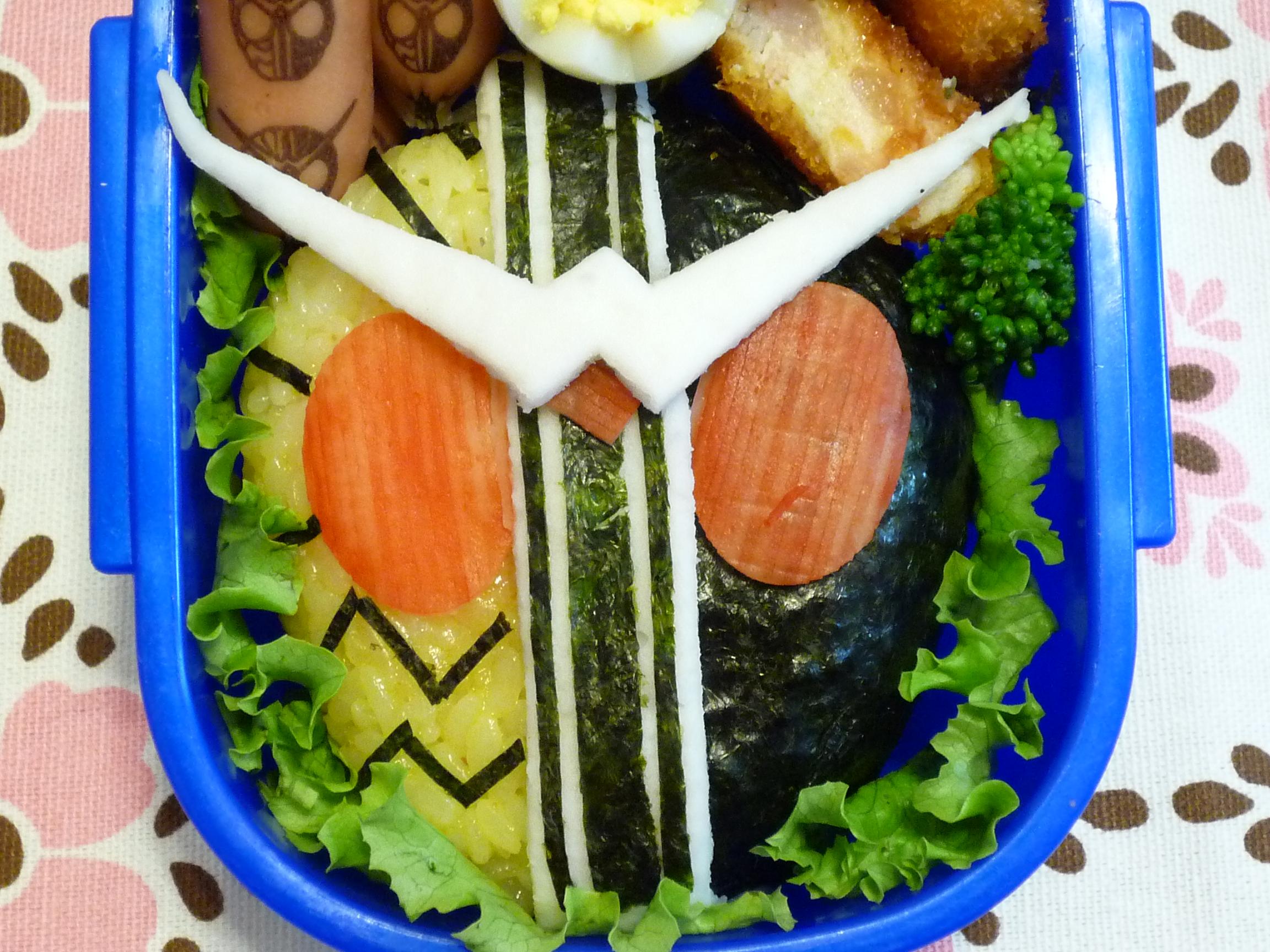 仮面ライダーｗからルナジョーカー弁当 キャラ弁 Minnei S Diary