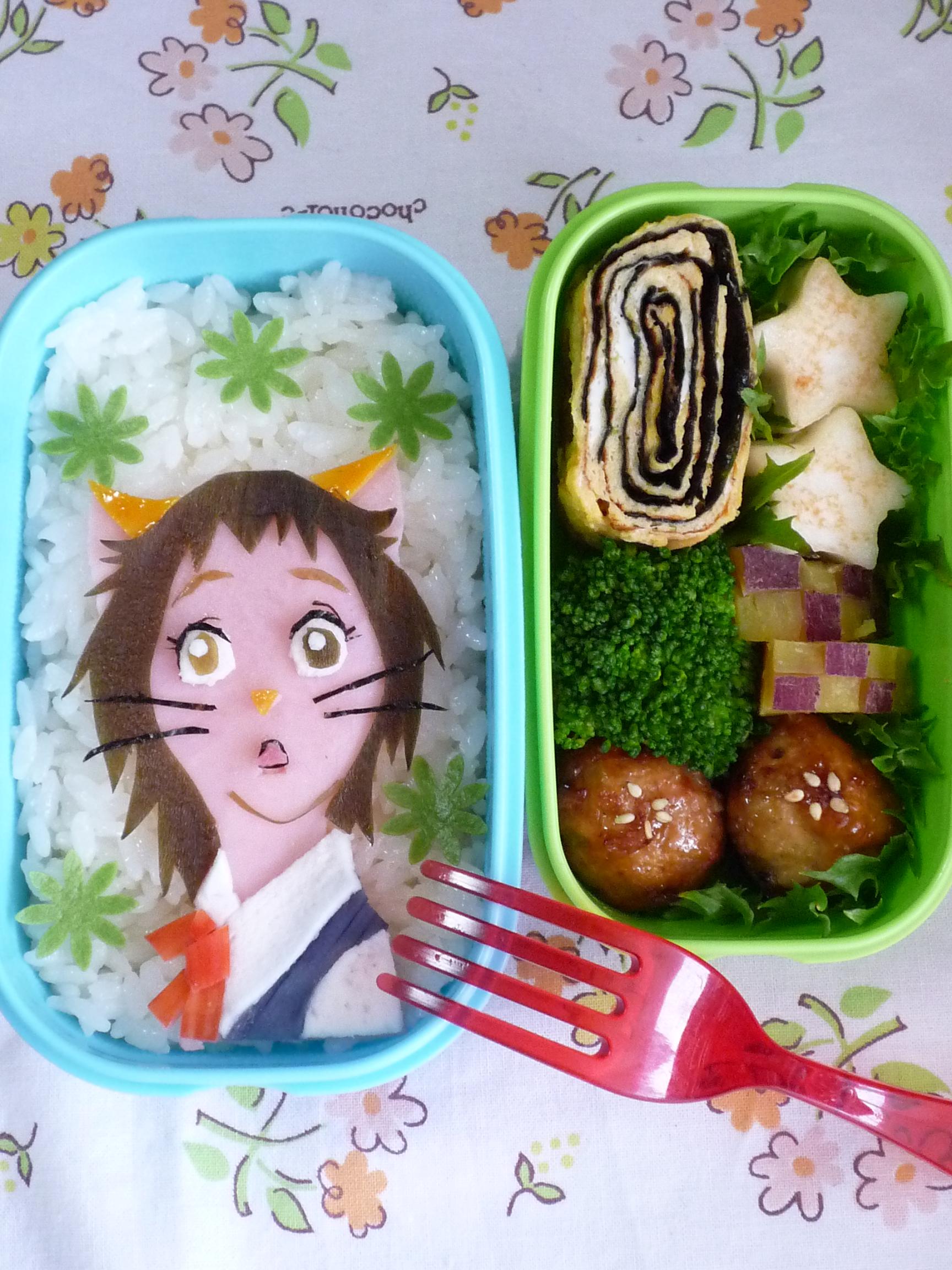 猫の恩返しからはるちゃん弁当 キャラ弁 Minnei S Diary