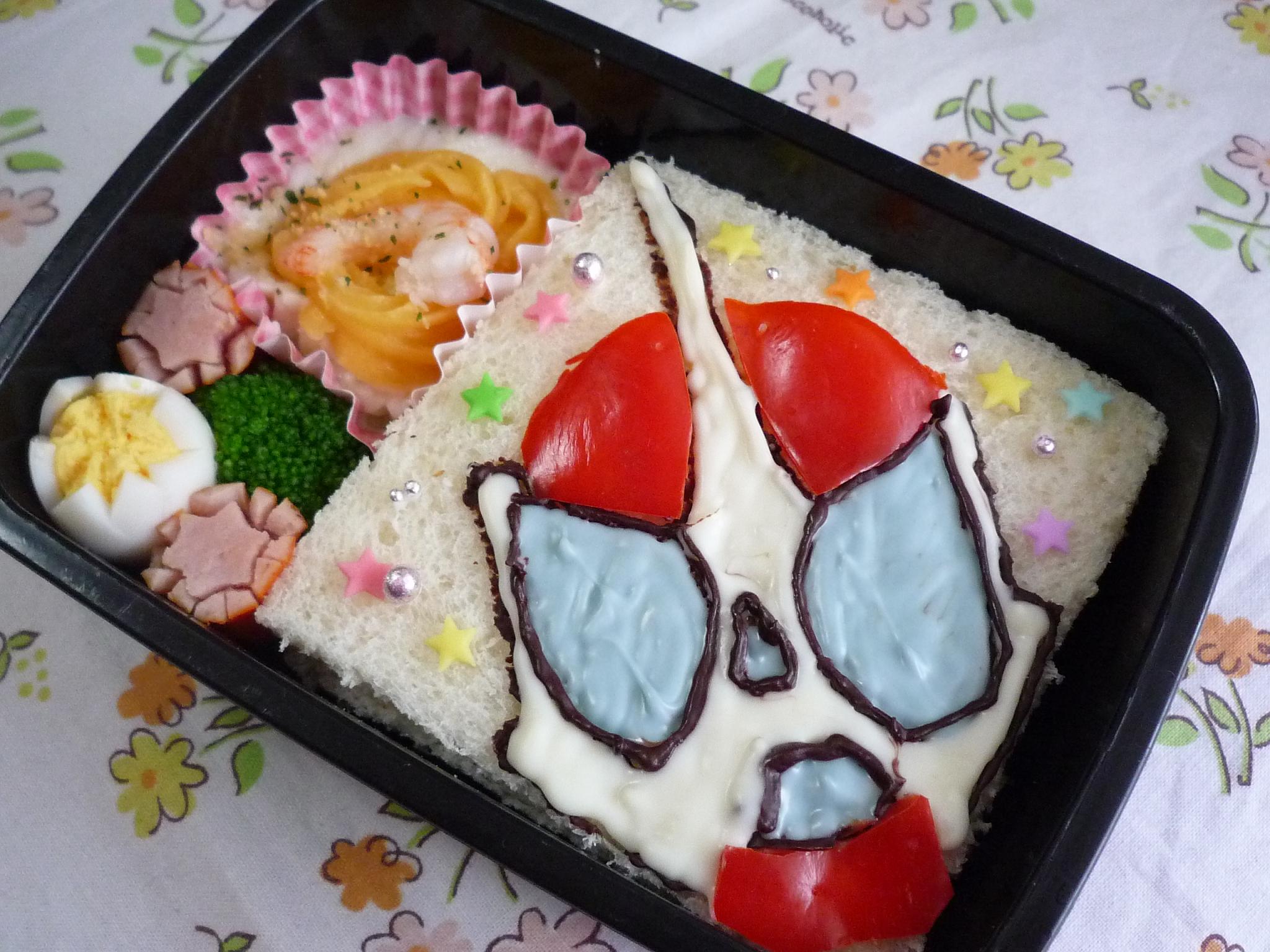 仮面ライダーwからアクセルサンド キャラ弁 ミニーのキャラ弁日記